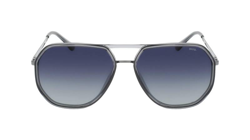 Polarisierte Sonnenbrille Mit Etui Herren Seegrau ONE SIZE von INVU