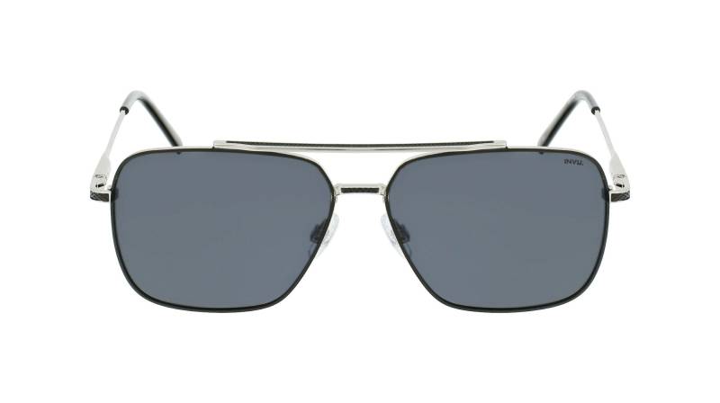 Polarisierte Sonnenbrille Mit Etui Herren Silber ONE SIZE von INVU