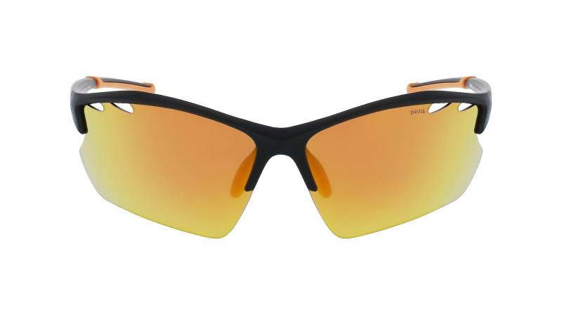 Polarisierte Sport Sonnenbrille Mit Etui Herren Braun ONE SIZE von INVU