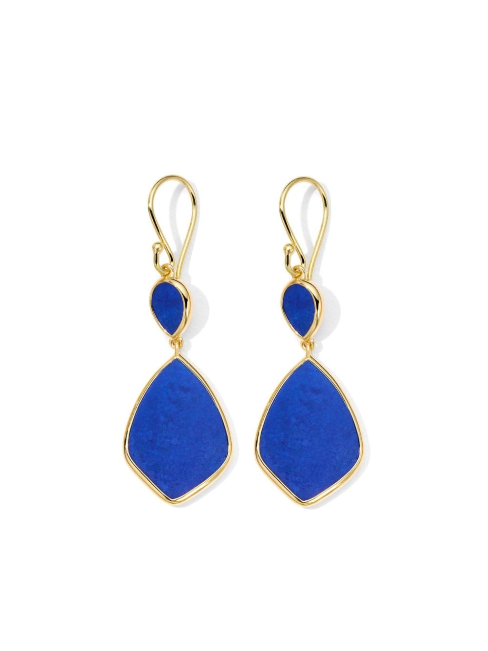 IPPOLITA 18kt yellow gold Polished Rock Candy Small Snowman lapis lazuli earrings von IPPOLITA