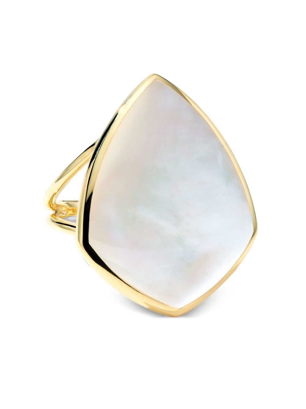 IPPOLITA 18kt yellow gold Polished Rock Candy mother-of-pearl ring von IPPOLITA