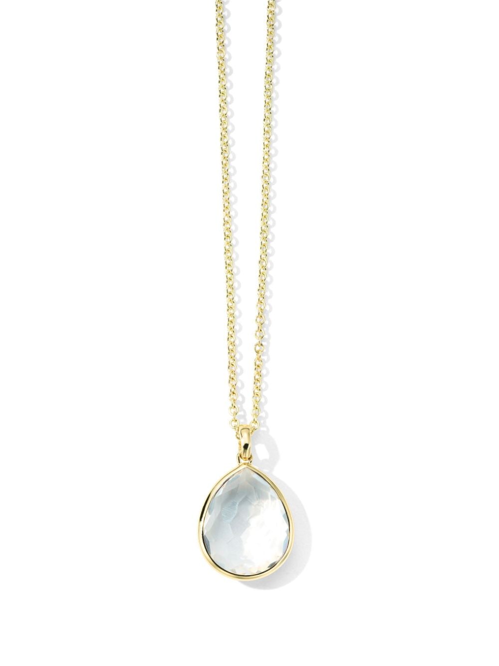 IPPOLITA 18kt yellow gold Rock Candy Medium Teardrop crystal necklace von IPPOLITA