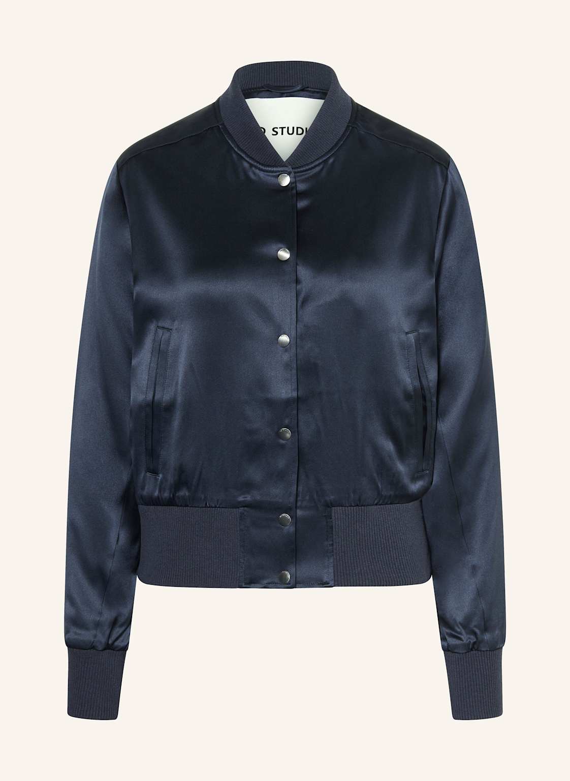 Iq Studio Blouson Mit Seide blau Iq Studio Blouson Mit Seide blau von IQ STUDIO