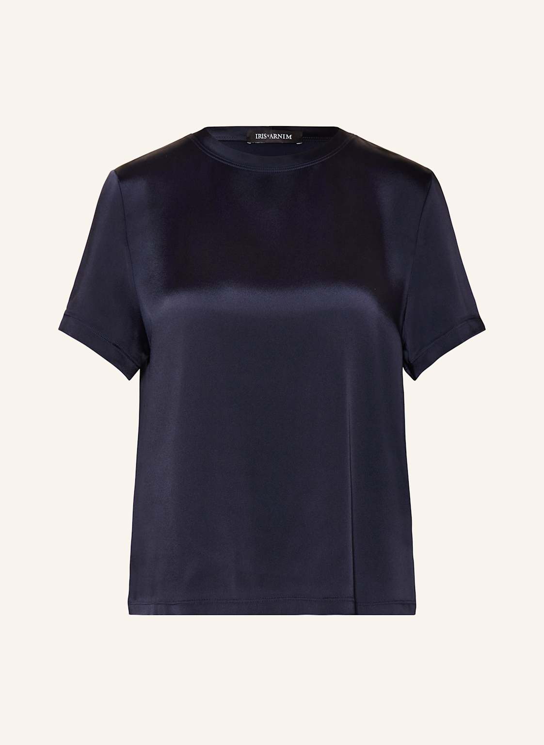 Iris Von Arnim Blusenshirt Avalon Aus Satin blau von IRIS von ARNIM