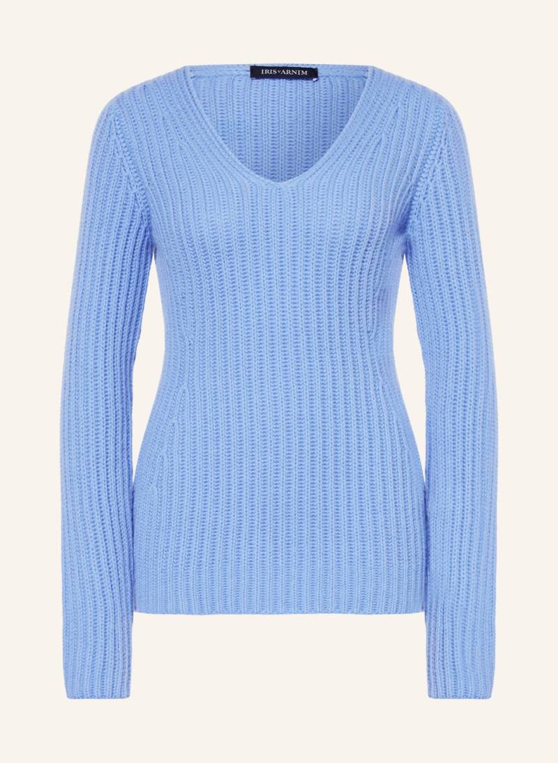 Iris Von Arnim Cashmere-Pullover Martinique blau von IRIS von ARNIM