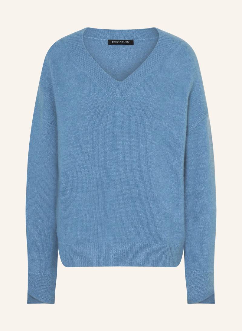 Iris Von Arnim Cashmere-Pullover Swan blau von IRIS von ARNIM