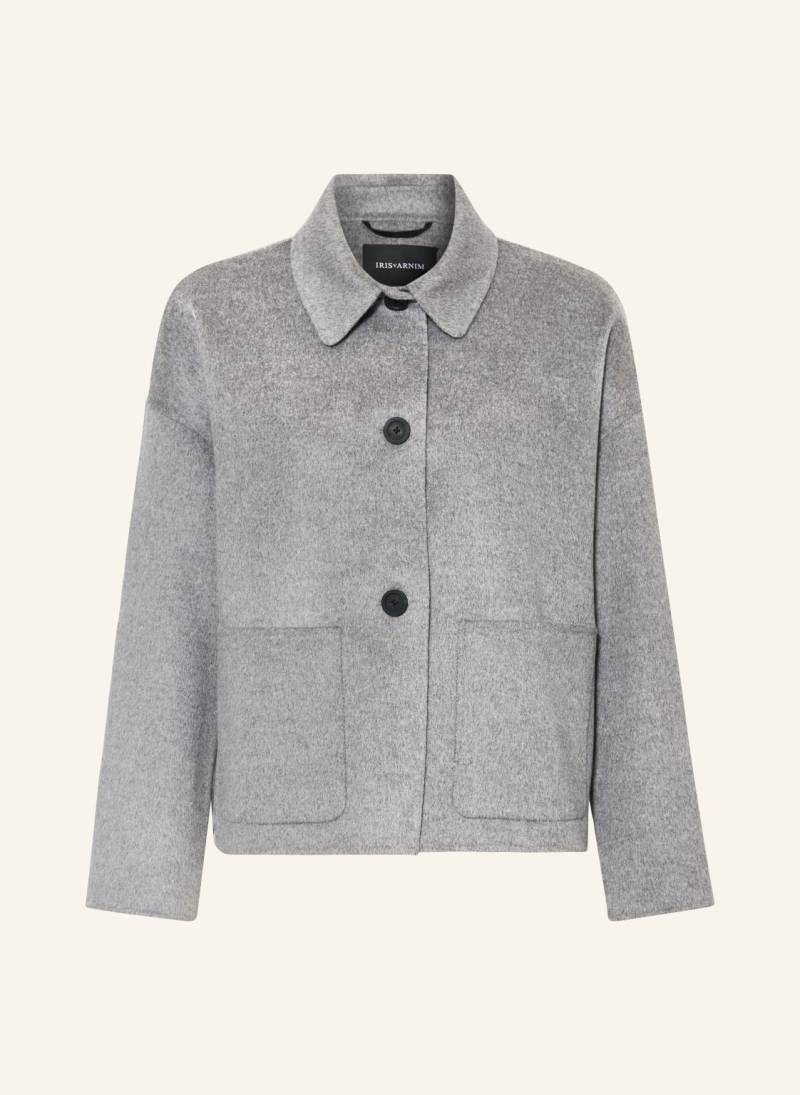 Iris Von Arnim Kastenjacke Davia Mit Cashmere grau von IRIS von ARNIM