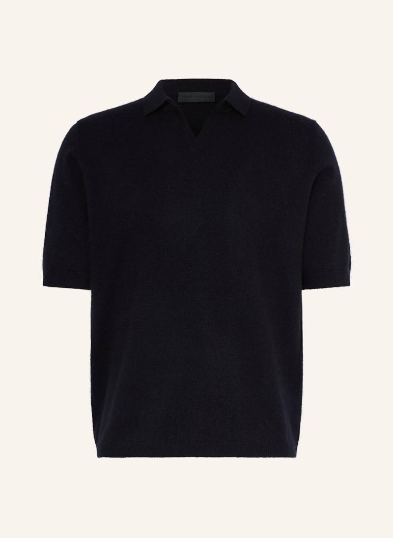 Iris Von Arnim Strick-Poloshirt Ameca Aus Cashmere blau von IRIS von ARNIM