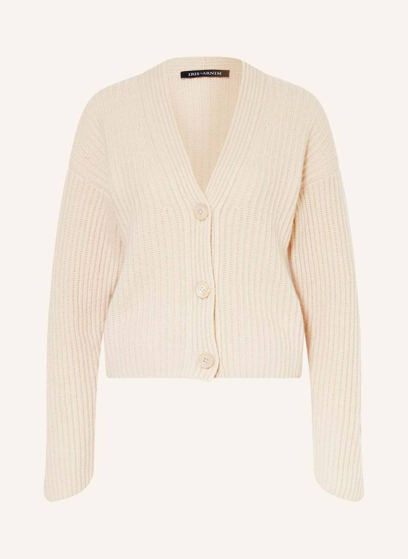 Iris Von Arnim Strickjacke Aus Cashmere beige von IRIS von ARNIM