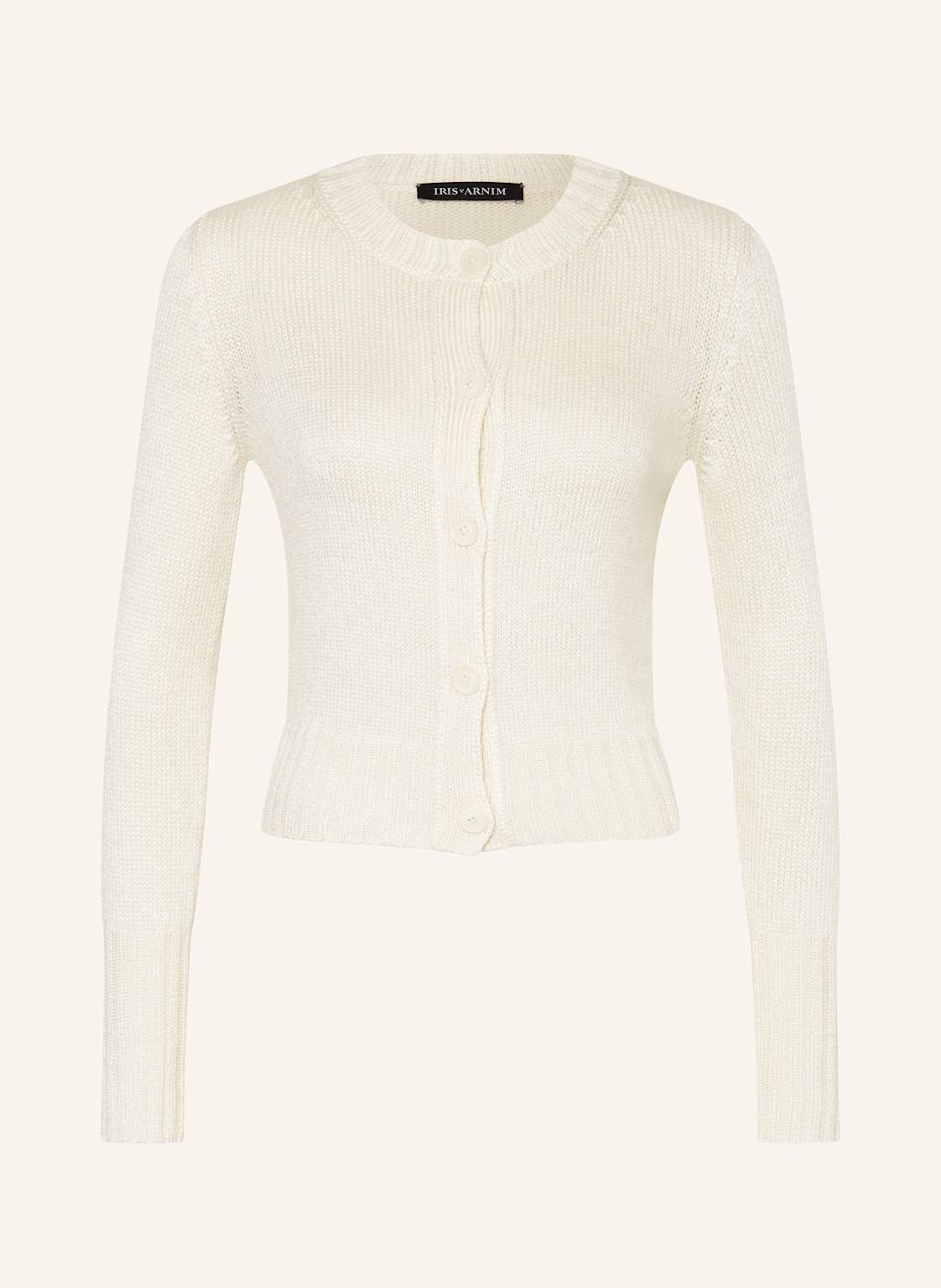 Iris Von Arnim Strickjacke Mae Aus Seide weiss Iris Von Arnim Strickjacke Mae Aus Seide weiss von IRIS von ARNIM