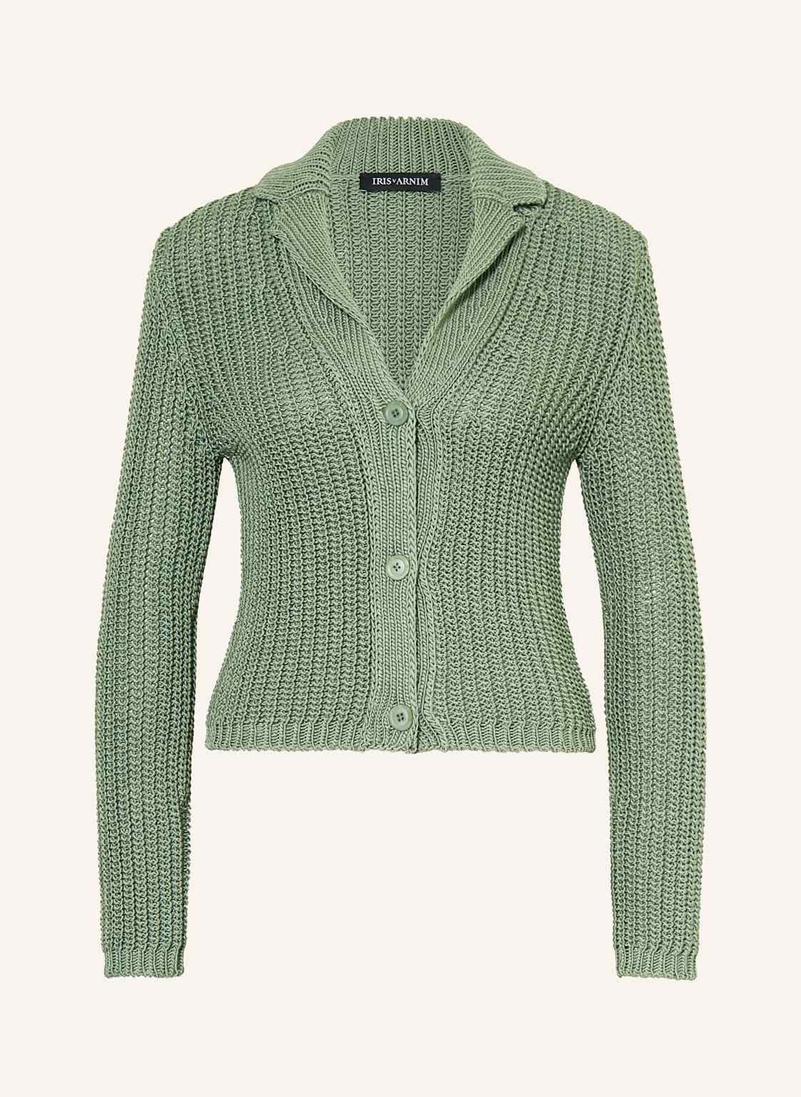 Iris Von Arnim Strickjacke Nika gruen Iris Von Arnim Strickjacke Nika gruen von IRIS von ARNIM