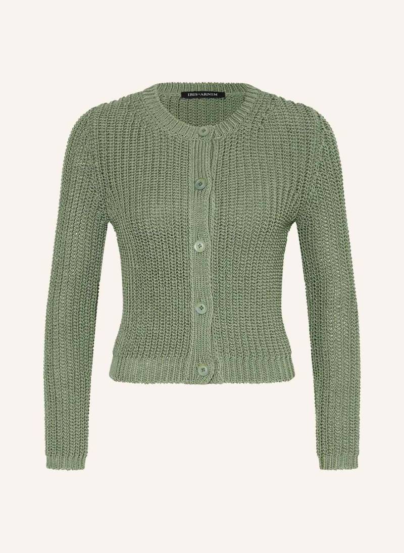 Iris Von Arnim Strickjacke Nuria gruen von IRIS von ARNIM