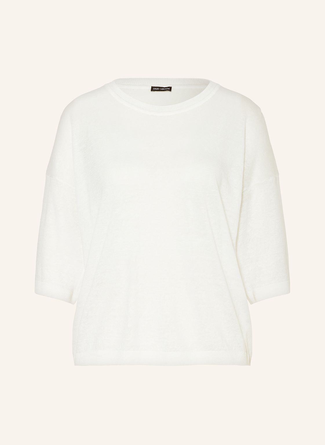 Iris Von Arnim T-Shirt Venera Mit Leinen weiss Iris Von Arnim T-Shirt Venera Mit Leinen weiss von IRIS von ARNIM