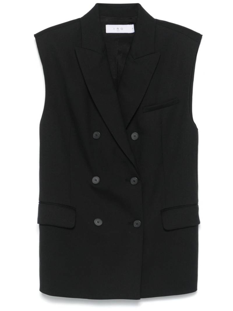 IRO Anilah gilet - Black von IRO