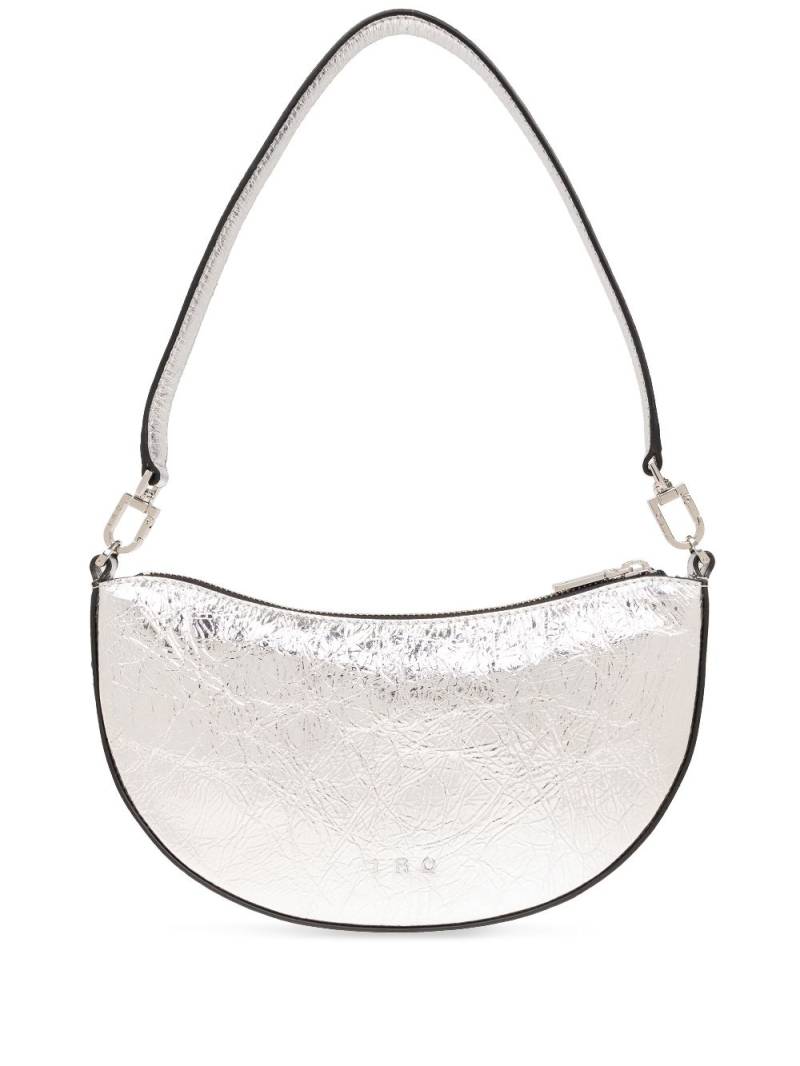 IRO Arc leather shoulder bag - Silver von IRO