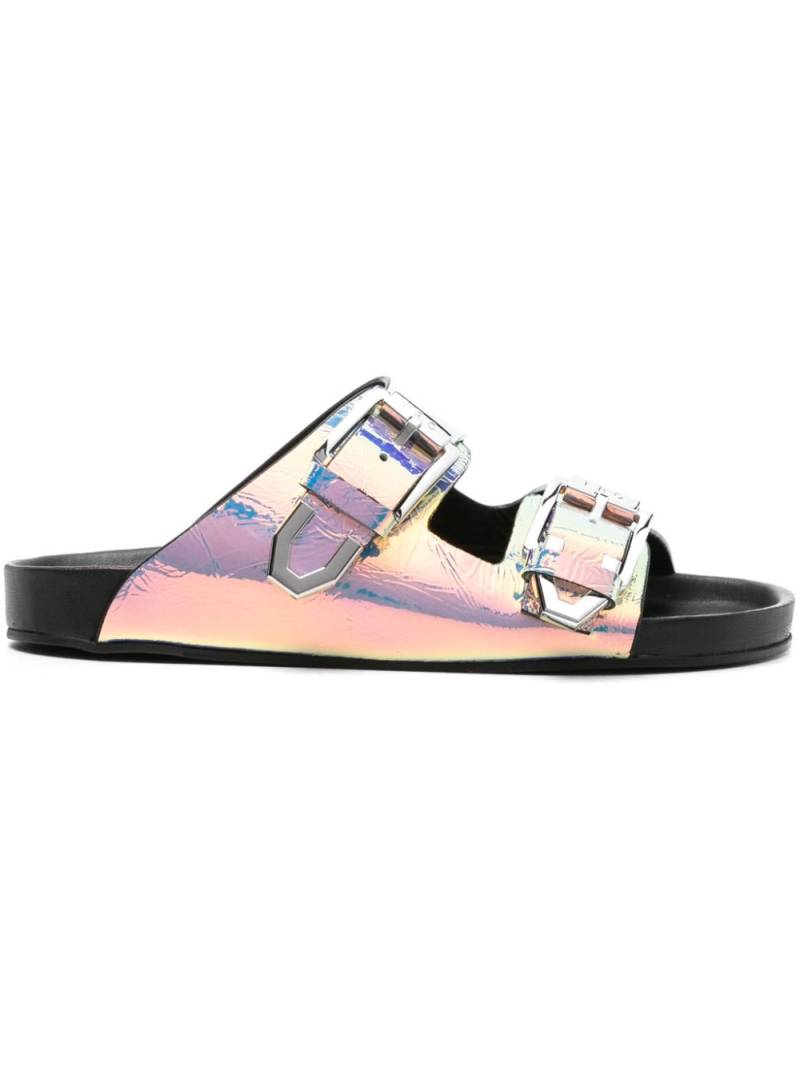 IRO Billie holographic slides - Blue von IRO