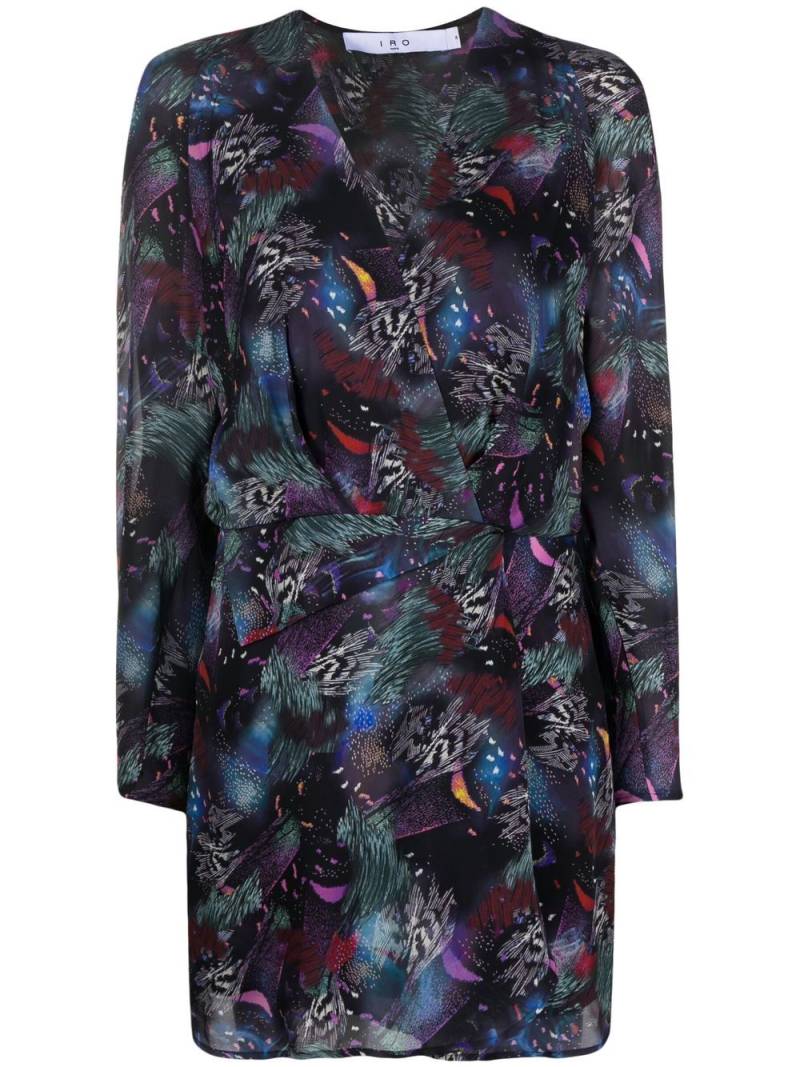 IRO Chayton graphic-print dress - Purple von IRO