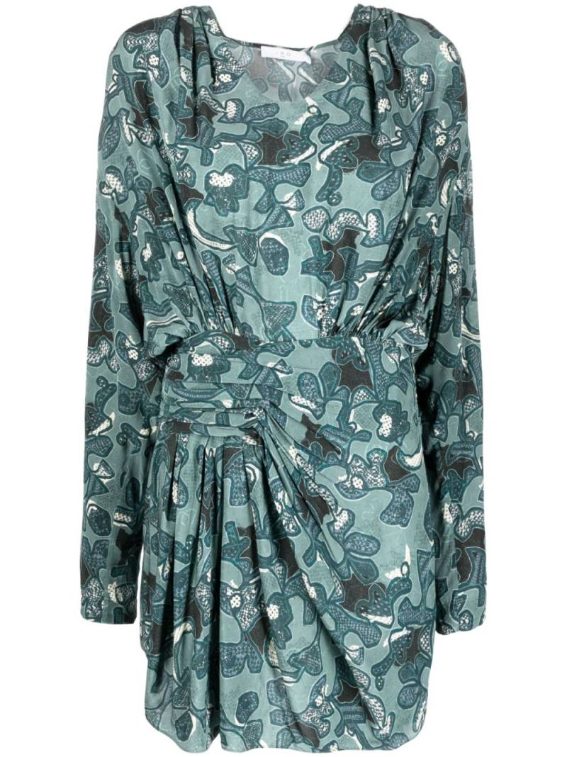 IRO Fontana printed short dress - Green von IRO