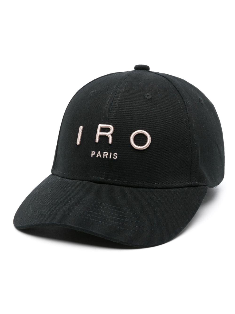 IRO Greb embroidered cotton cap - Black von IRO