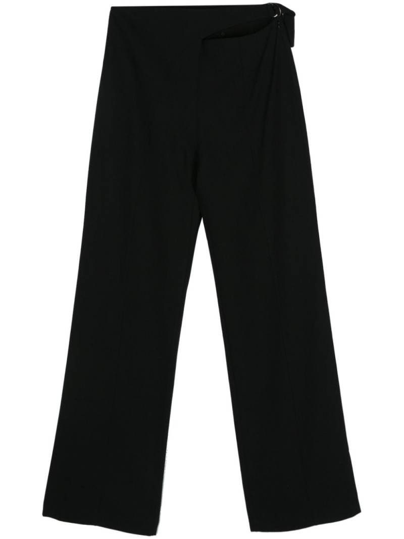 IRO Kaen cut-out straight trousers - Black von IRO