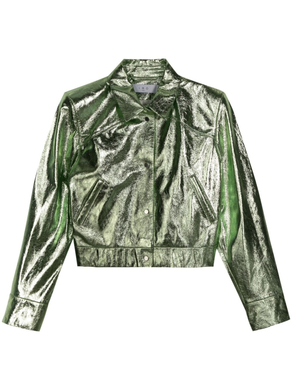 IRO Kenan leather jacket - Green von IRO