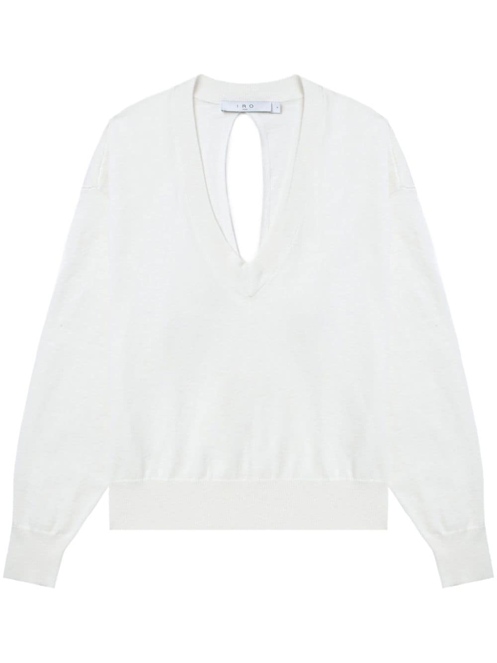 IRO Maddio cut-out jumper - White von IRO