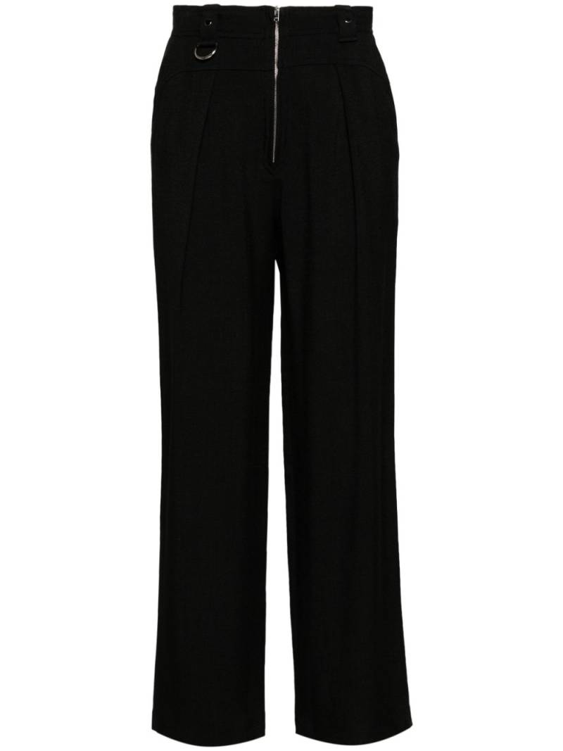 IRO Maltine high-waisted trousers - Black von IRO