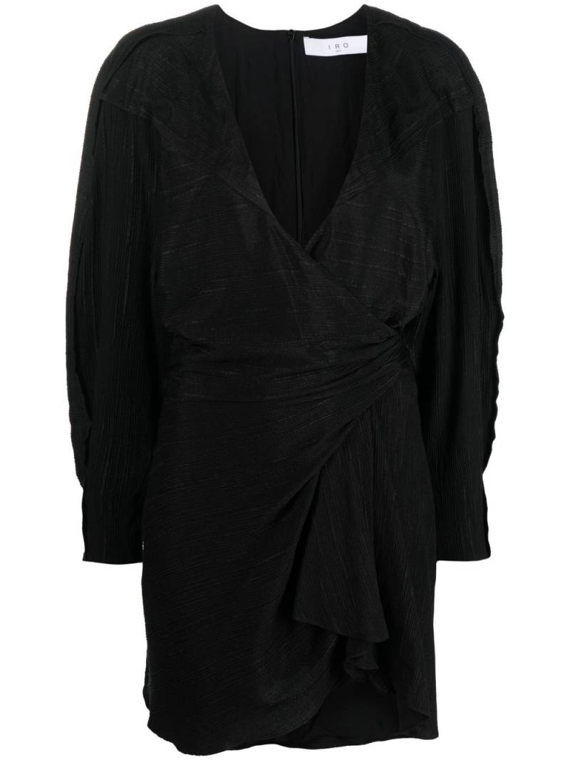 IRO Nokia wrap dress - Black von IRO