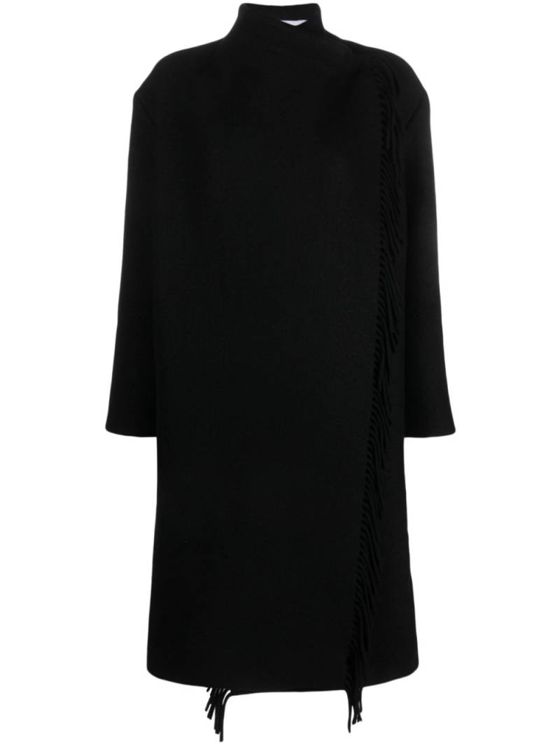 IRO Ricky fringed wool-blend coat - Black von IRO