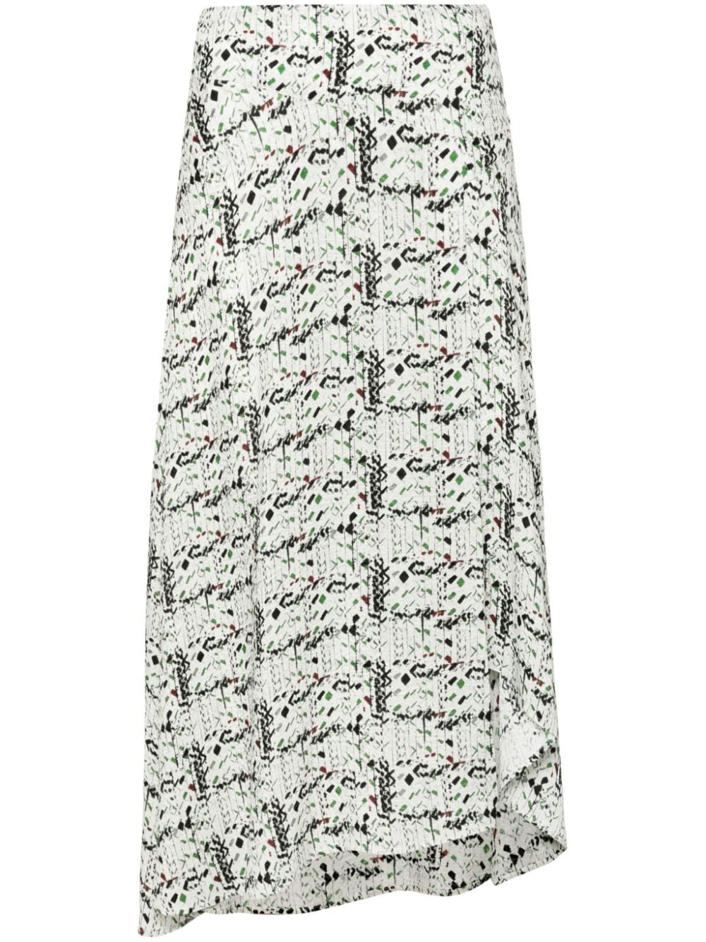 IRO Rosila midi skirt - White von IRO