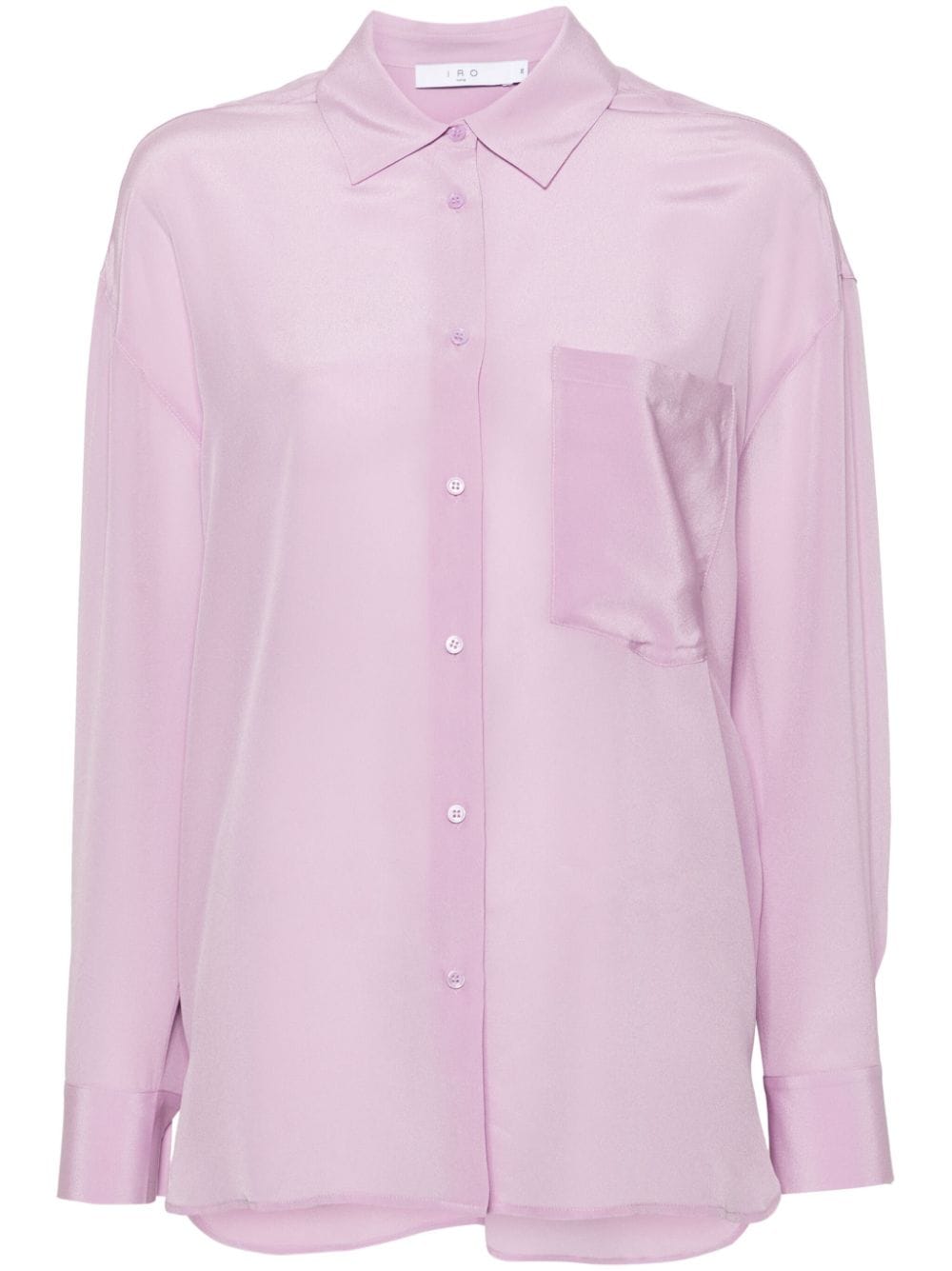 IRO Rylee buttoned silk shirt - Pink von IRO