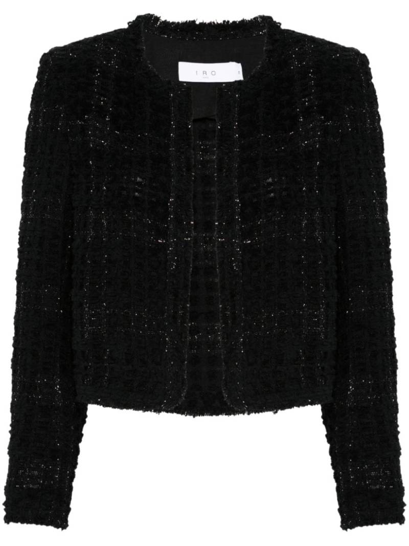 IRO Sonesta cropped tweed jacket - Black von IRO