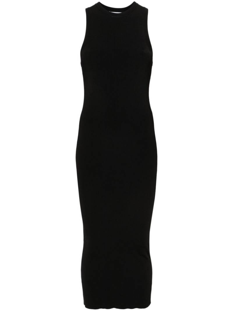 IRO Treva ribbed-knit midi dress - Black von IRO