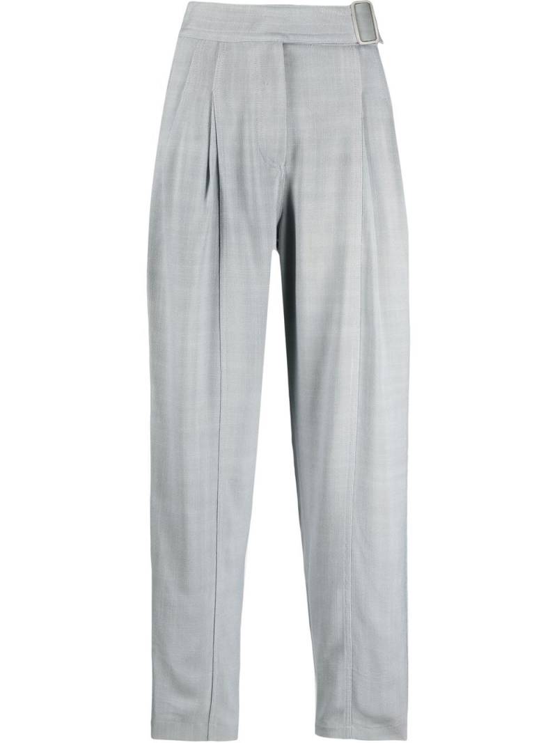 IRO belted tapered trousers - Grey von IRO