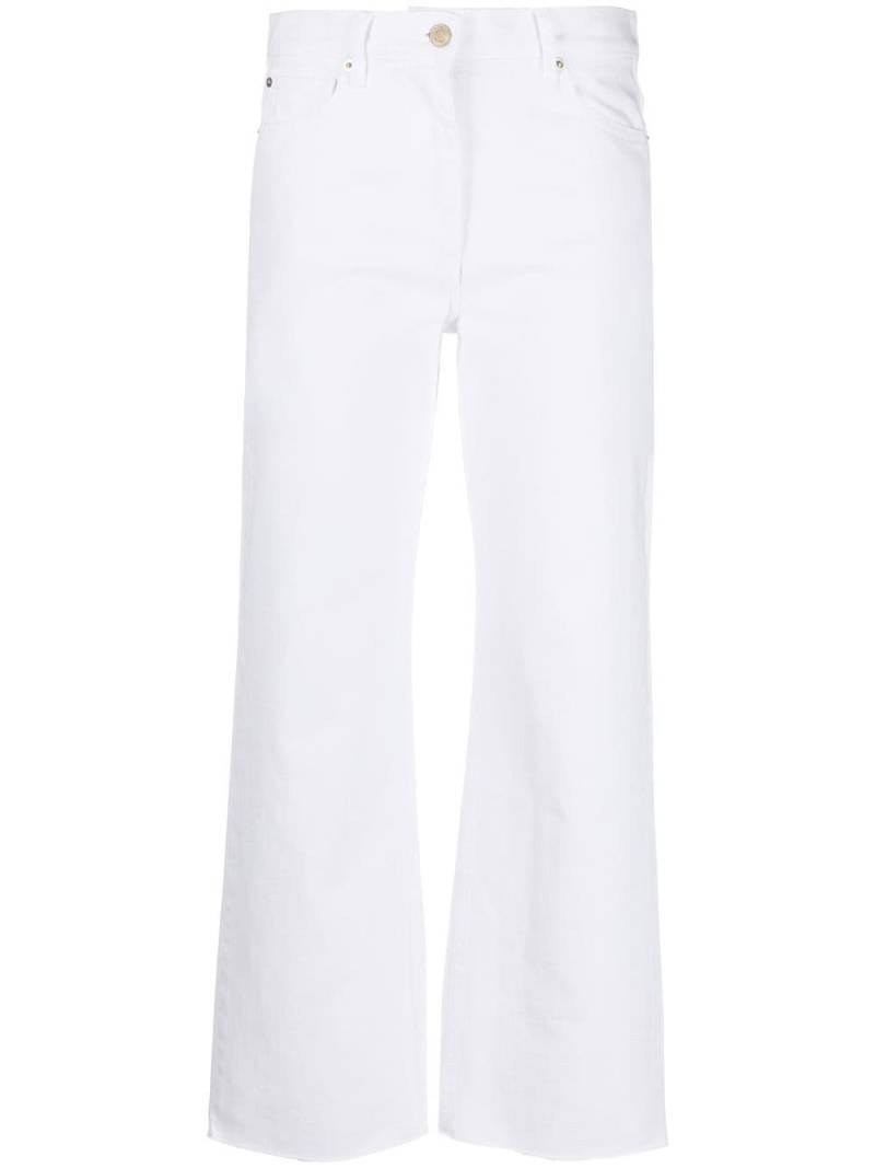 IRO cropped high-waisted jeans - White von IRO