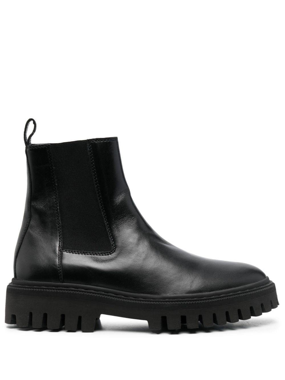 IRO elasticated leather boots - Black von IRO