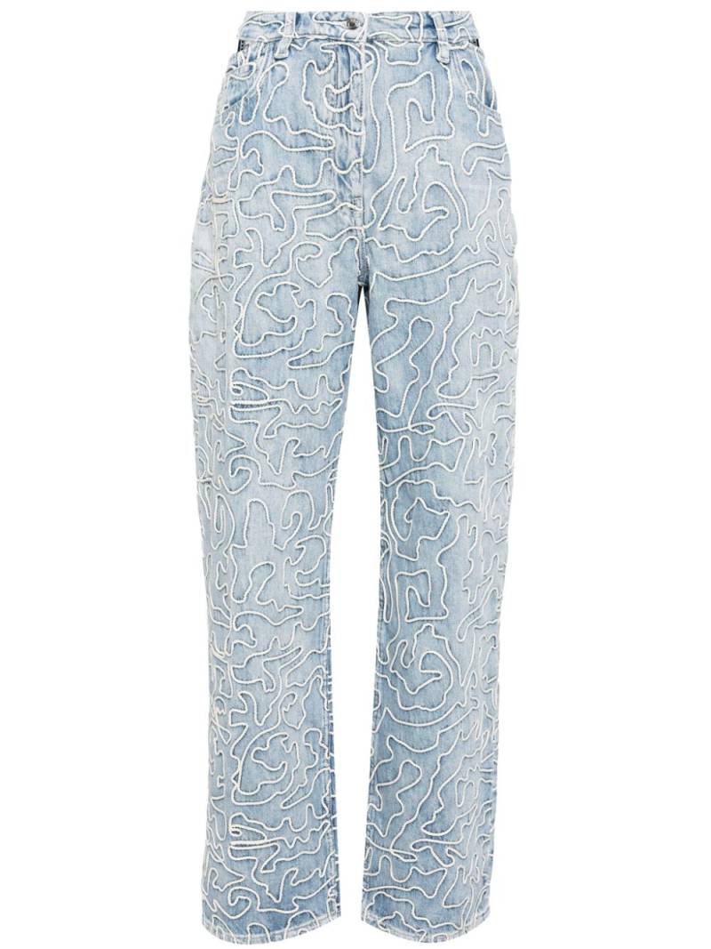 IRO embroidered loose-fit jeans - Blue von IRO