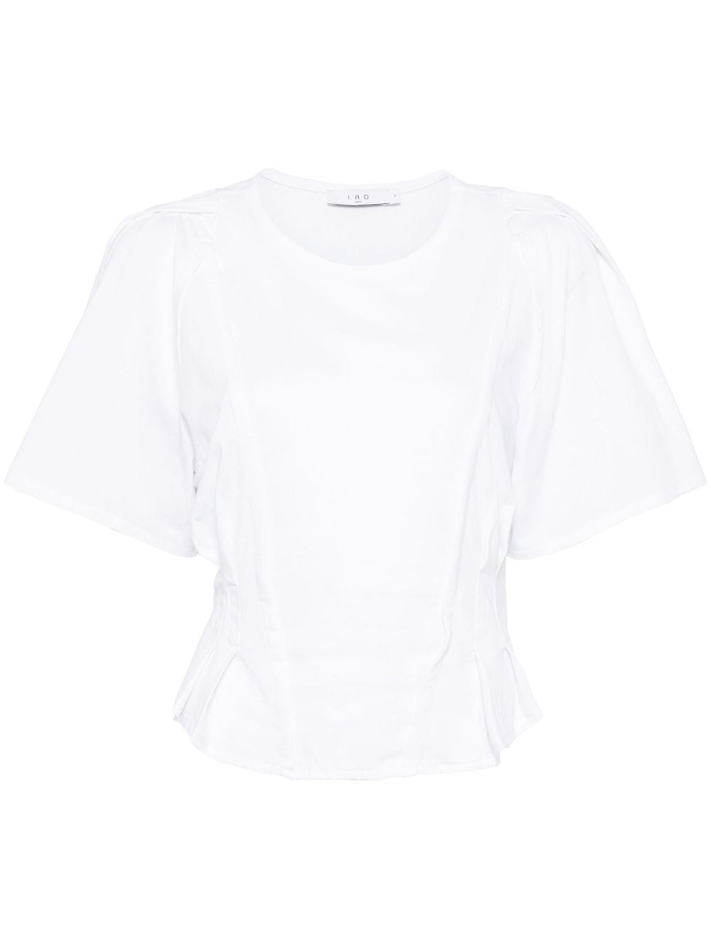 IRO gathered-detail cotton T-shirt - White von IRO