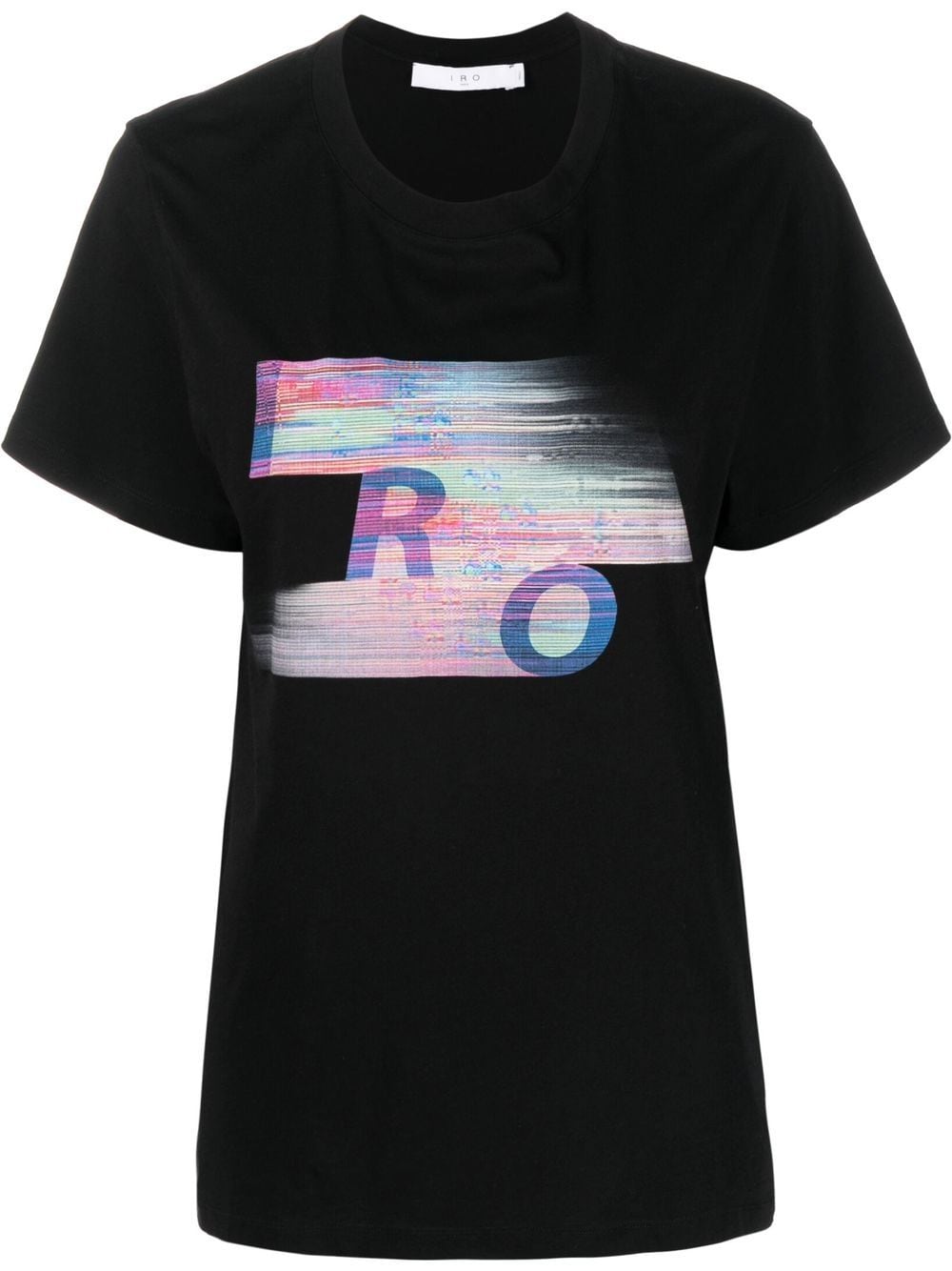 IRO graphic logo-print T-shirt - Black von IRO