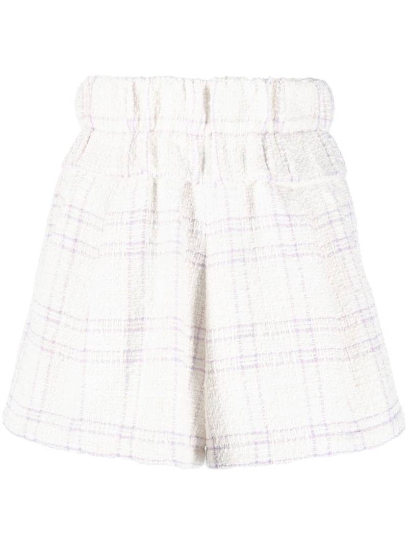 IRO high-waist tweed shorts - Neutrals von IRO