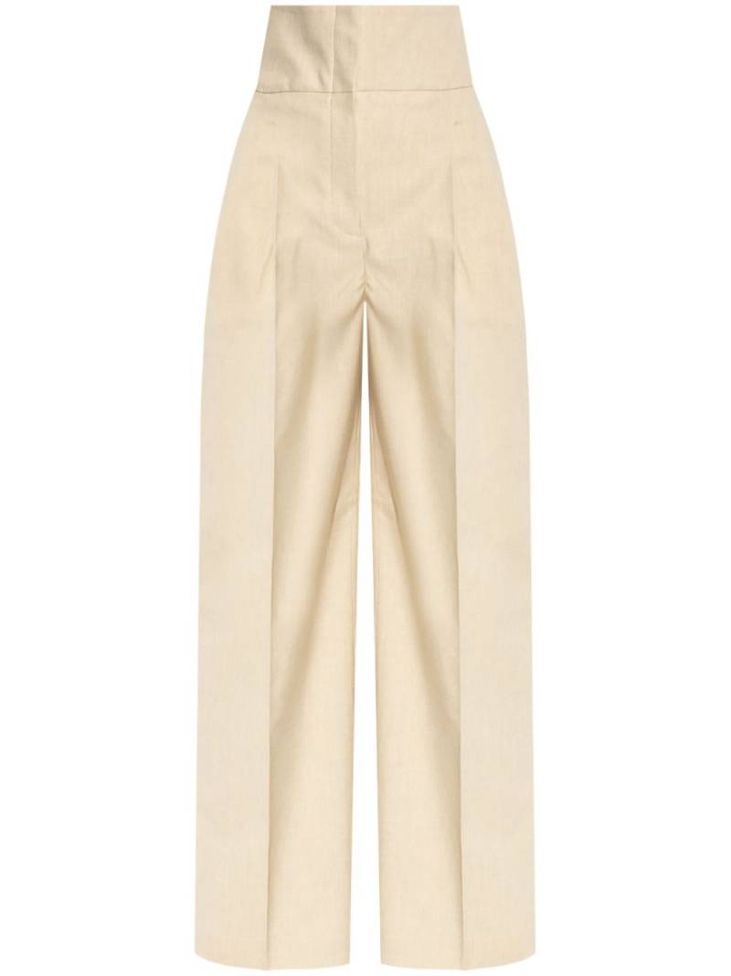 IRO high-waisted wide-leg trousers - Neutrals von IRO