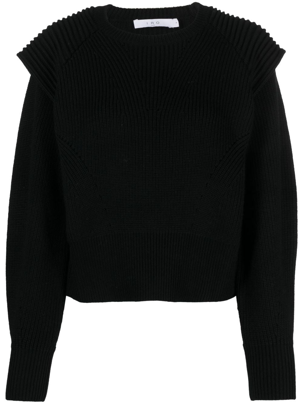 IRO layered wool jumper - Black von IRO