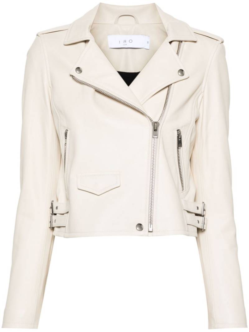 IRO leather biker jacket - White von IRO