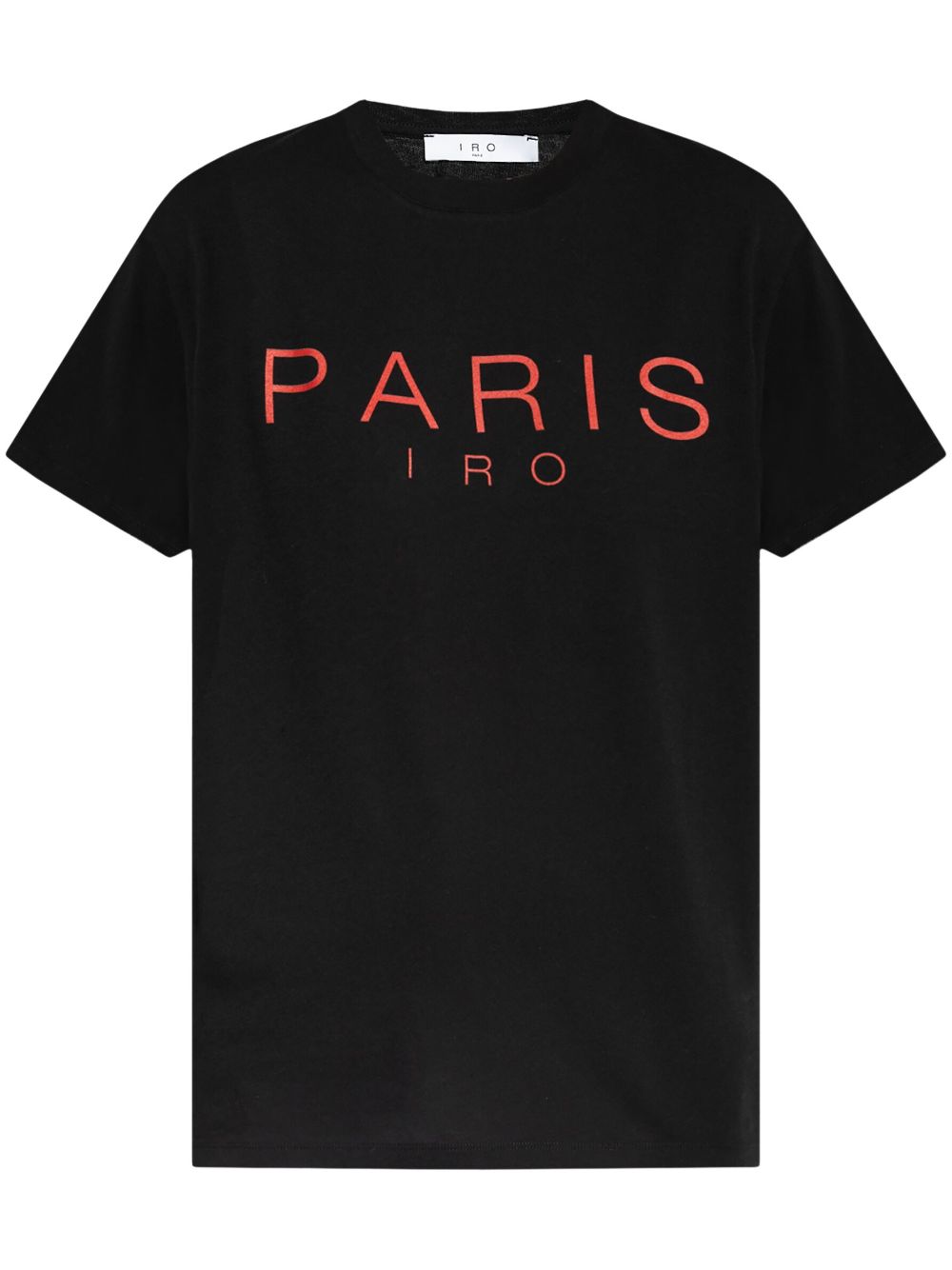 IRO logo-print cotton t-shirt - Black von IRO
