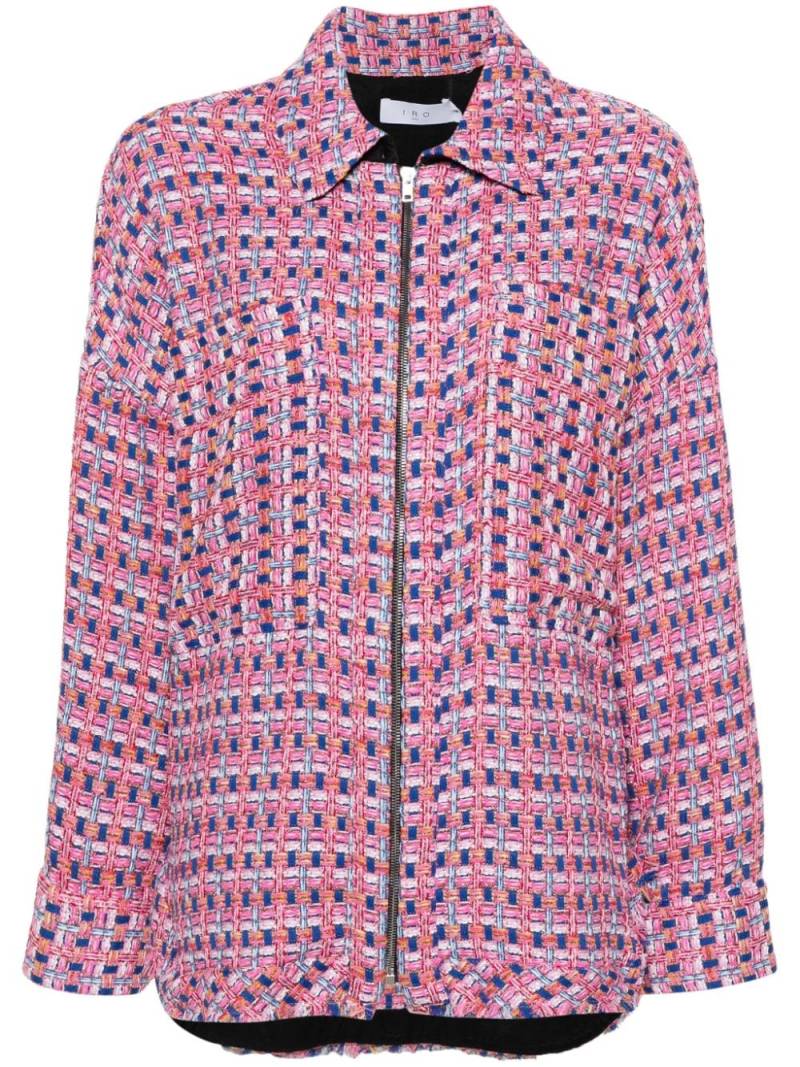 IRO long-sleeve tweed jacket - Pink von IRO