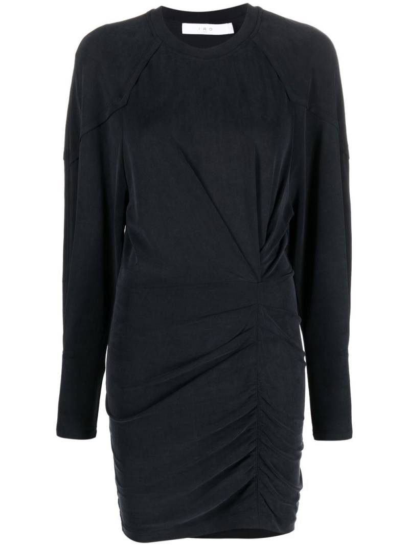 IRO long-sleeved gathered dress - Black von IRO