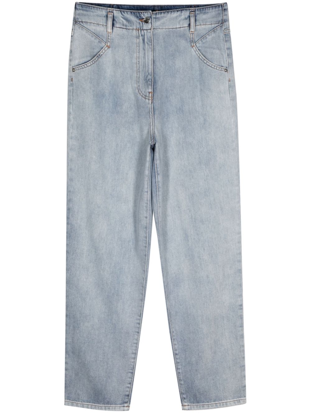 IRO mid-rise tapered-leg jeans - Blue von IRO