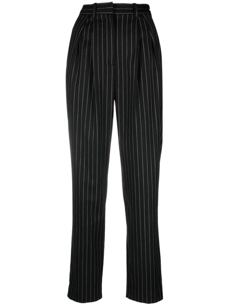 IRO pinstripe straight-leg trousers - Black von IRO