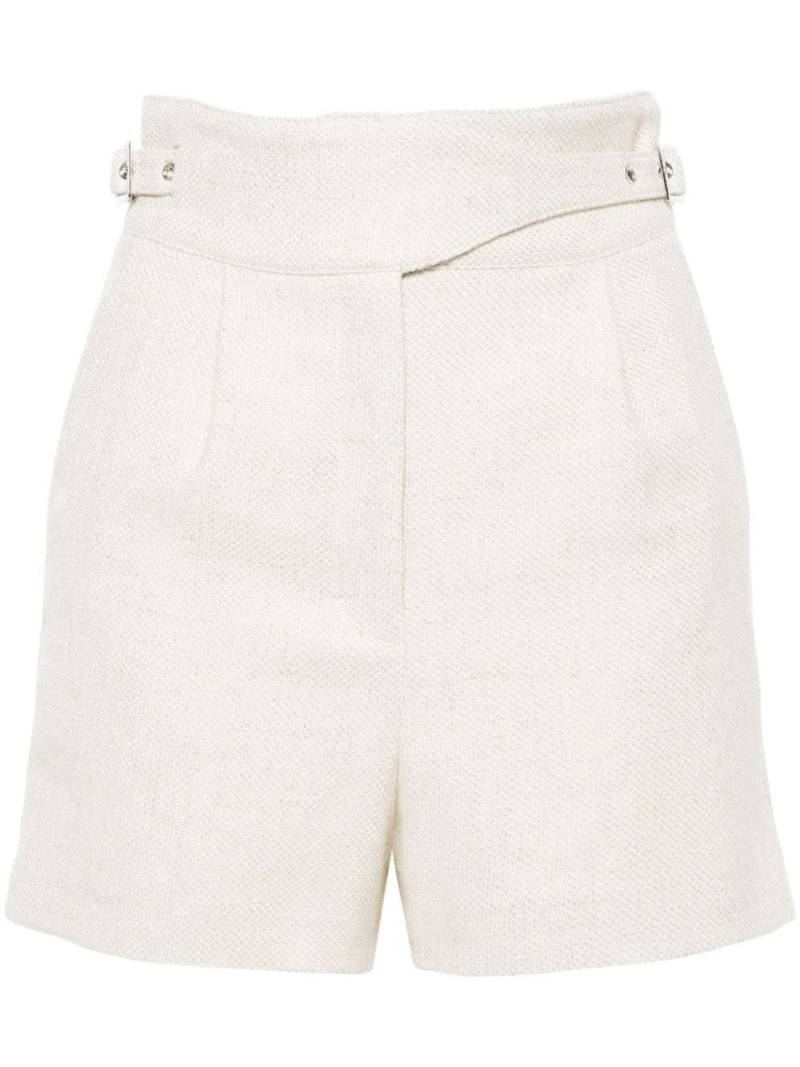 IRO pleated textured shorts - Neutrals von IRO