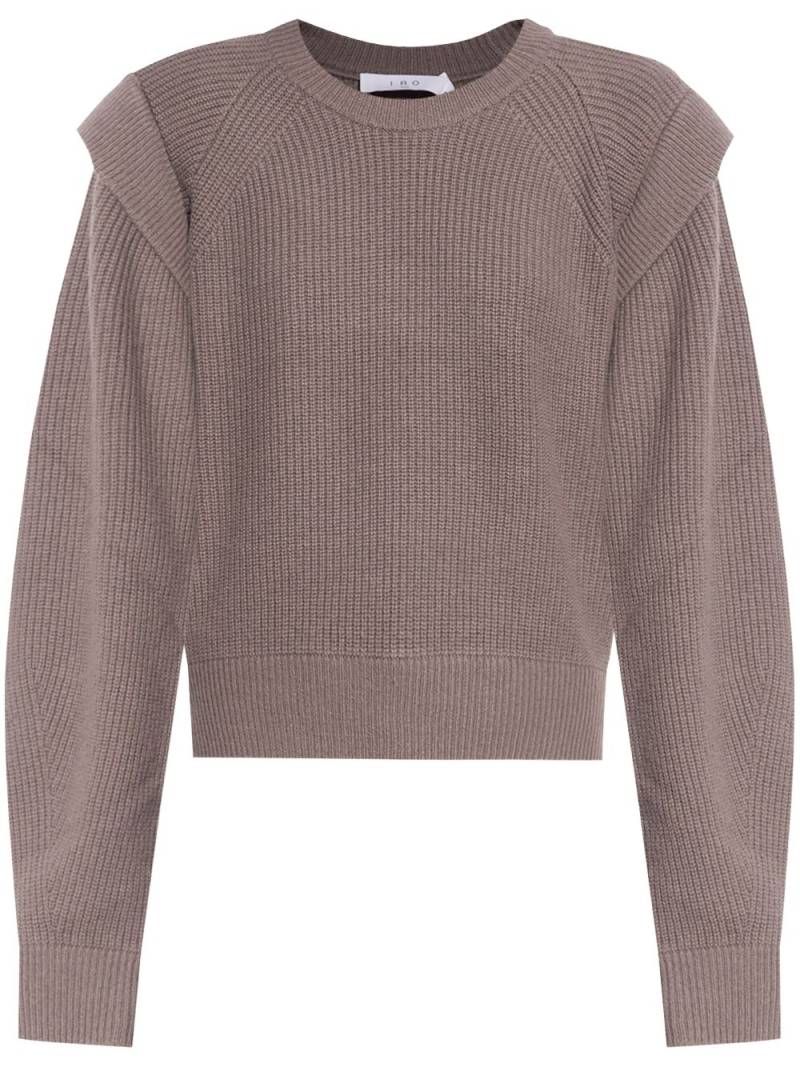 IRO shoulder-pads jumper - Brown von IRO